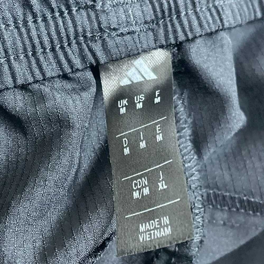 Adidas AEROREADY Elastic Waist Track Pants Black Size M a1061 - Picture 2 of 7